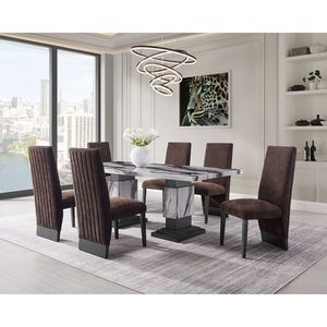 2 chaises de salle à manger STACEY BROWN par 2PK - Product Image 6
