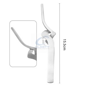 CLASTY INSTRUMENTS Pinzas para brackets de ortodoncia dental, botón lingual, bracket posterior, tubo bucal, instrumento de unión de acero inoxidable - Product Image 3