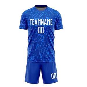 Uniforme de Fútbol de Poliéster de Alta Calidad, Conjunto de Pantalones Cortos Deportivos para Niños y Hombres, Jersey de Fútbol Personalizado - Product Image 5