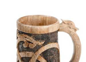Wood Luxury Eco-Friendly Stocked Microwave Safe <b>Mug</b>-Classic Design for Home Office Parties & Weddings - Product Image 4