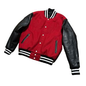 Streetwear Men Varsity Jackets Embroidery Patch Full Sleeves Custom Made Logo Printing Lightweight College Fashion Jacket Casual - Product Image 1