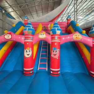 <b>Inflatable</b> Castle <b>Bouncer</b> 6m x 12m Viet Nam Gaming Application PVC material Easy Setup Features Amusement parks - Product Image 6