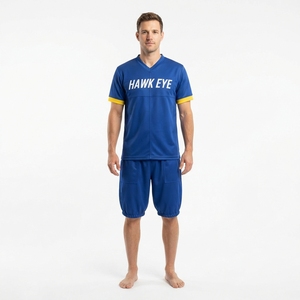 Uniforme de Fútbol Americano para Hombre, Cuello en V, Manga Corta, Ropa Deportiva, Conjunto de Entrenamiento, Ropa de Alto Rendimiento - Product Image 5