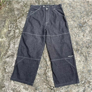 Jean en denim pour homme, coupe droite, décontracté, tricoté, délavage moyen, coupe ajustée, séchage rapide, respirant, idéal pour l'été - Product Image 2