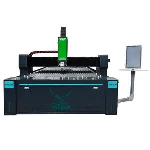 26% descuento Venta caliente 1000W máquina de corte por láser de fibra para corte de placa de metal con alta precisión