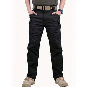 Nuevo Diseño de Pantalones Cargo para Hombre, Personalizados, con Múltiples Bolsillos, Cintura Elástica, Estilo Táctico, Ropa de Trabajo, Moda Casual Masculina - Product Image 1