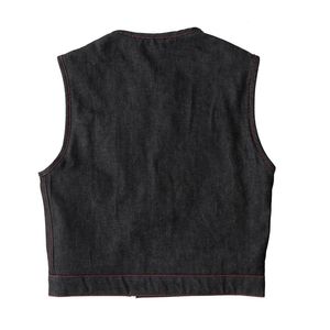 <b>Black</b> Denim Club <b>Vest</b> - Product Image 3