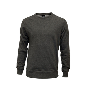 Sudadera de punto para hombre, cuello redondo, color blanco, algodón, corte regular, estilo casual, para otoño, disponible para la venta. - Product Image 5