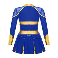 Costume de pom-pom girl pour femmes et filles, uniforme de cheerleading pour adultes, ensemble 2 pièces, débardeur, jupe plissée, bicolore, léger, pour l'entraînement