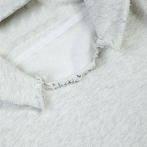 เสื้อฮู้ดดี้โอเวอร์ไซส์ผู้ชาย สีพื้น ย้อมสีแบบ Garment Dyed ผ้าฝ้ายเฟรนช์เทอร์รี่ มีกระเป๋า ดีไซน์สำหรับฤดูใบไม้ร่วง ทรงปกติ - Product Image 5