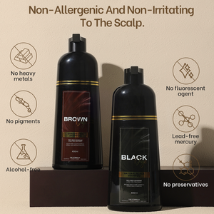 Tinte Capilar Natural a Base de Hierbas de 400 ml, Champú para Colorear el Cabello de Negro, <span class=keywords><strong>Sin</strong></span> Amoníaco ni PPD, en Crema, para Uso Doméstico, Venta al por Mayor - Product Image 5