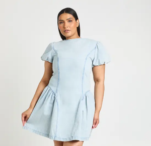 Vestido Vaquero con Cinturón para Mujer, Estilo Casual, Logotipo Personalizado, Marca Privada, Fabricante de Ropa al por Mayor, Uso Diario, Estilo Moderno - Product Image 1