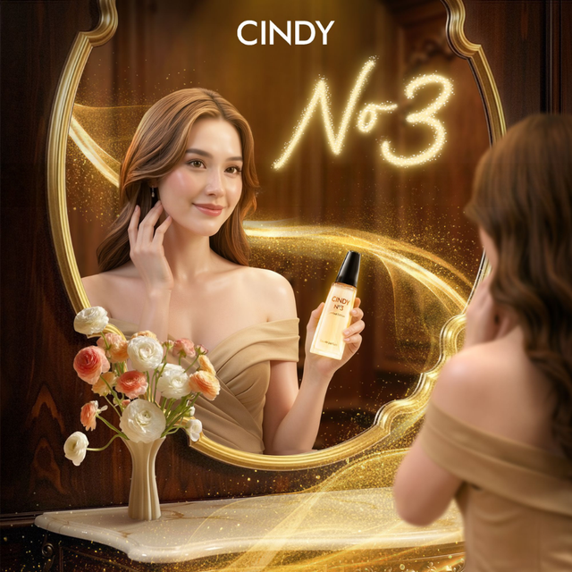 CINDY No.3 Limited Edition Spray Long-Lasting Floral 50ml Womens Eau De Parfum Soft Elegant Skin-Friendly Daily Wear Vietnam