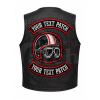 Écussons de moto personnalisés brodés, badges pour gilets de motard, patchs dorsaux personnalisés pour motards, durables, pour l'extérieur, à coudre
