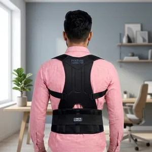 Ceinture de Correction Posturale Professionnelle Ajustable en Néoprène Respirant ORTHOWRAP – Soutien Doux pour les Épaules et la Taille - Product Image 3