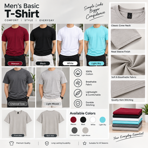 เสื้อยืดผู้ชายพรีเมียม ผ้าถักโพลีเอสเตอร์ สำหรับใส่ลำลองและออกกำลังกาย พิมพ์ลายดิจิทัล เป็นมิตรต่อสิ่งแวดล้อมและระบายอากาศได้ดี - Product Image 5