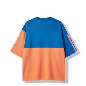 เสื้อยืดคอกลมทรงคลาสสิกสำหรับผู้ชาย ทรงบ็อกซี่ พร้อมดีไซน์เพิ่มความกว้างบริเวณอกและแขนเสื้อเพื่อความสบายในสไตล์ทันสมัย - Product Image 6