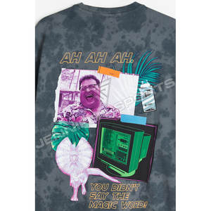 Camiseta de Hombre Personalizada con Logotipo, 260 GSM, Ligera, Informal, Corte Regular, Tie-Dye, Tallas Grandes - Product Image 4