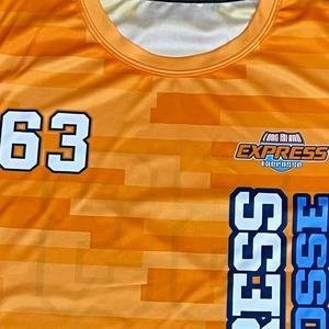 Gran oferta, camisetas de Lacrosse sublimadas personalizadas, ropa deportiva, camiseta de tirador para equipos, 100% poliéster, transpirable, de secado rápido - Product Image 2