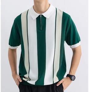 T-shirt personnalisé imprimé intégral en polyester à séchage rapide avec logo brodé personnalisé pour le tennis, le bowling, le golf, maillot de sport pour homme, polo - Product Image 2