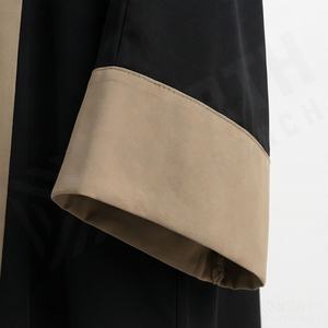 Abaya Juba islamique pour femmes de haute qualité à ouverture frontale, 2 pièces, couleur personnalisée, polyester, longueur cheville - Product Image 5