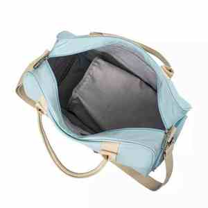 Bolsa de Viaje de Lujo Hecha a Medida para Mujer, Bolsa de Fin de Semana, Bolsa de Gimnasio, Compartimento para Zapatos, Deportiva, de Cuero Genuino, Ecológica - Product Image 4