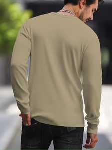 เสื้อยืดพรีเมียมผู้ชายรุ่นที่ดีที่สุดปี 2026 ผ้าเจอร์ซีย์คอตตอน 100% แขนยาว สไตล์สตรีทแวร์ลำลอง พิมพ์ลาย 3 มิติ - Product Image 3