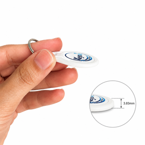 Llavero con Etiqueta NFC Personalizado CALA, ABS, NTAG213, Resistente al Agua, RFID Inteligente, con Chip NFC Programable, Blanco - Product Image 3