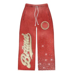 Pantalons de survêtement en coton pour hommes, pantalons en molleton pour hommes, fournisseur pour les marques de vêtements américaines, faible MOQ - Product Image 2