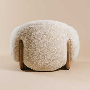 Cocoonora Retro-Inspired Contemporary Accent <b>Lounge</b> <b>Chair</b> Statement Seating <b>for</b> Modern <b>Living</b> <b>Room</b> & Bedroom Interiors - Product Image 2