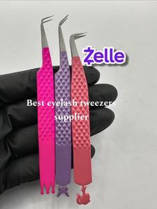 แหนบปลายขนตาพร้อมที่จับทำจากสแตนเลสสตีล - Product Image 5