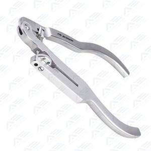 Pinzas de Perforación Manuales de Alta Calidad, Color Marfil, Pinzas Dentales de Acero Inoxidable Premium para Cirugía Oral de Precisión y Biopsia Ósea - Product Image 1