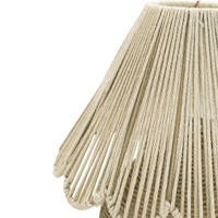 Lampe de table en rotin tissée à la main charmante et rustique, durabilité en forme de fleur d'abat-jour et vente en gros unique
