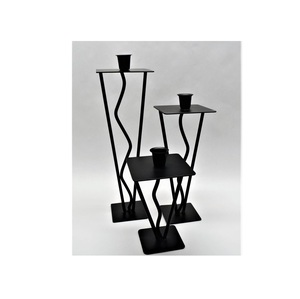 Support de bougie artistique en fer, lanterne pour centre de table de Noël, décoration intérieure, fait main, durable, écologique - Product Image 4