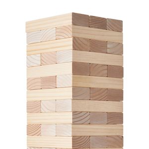 Torre de Madera Gigante de 60 Bloques, Juego de Apilamiento Portátil con Bolsa de Transporte y Marcador - Product Image 6