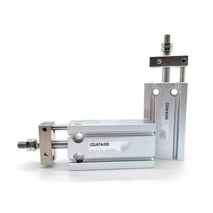 CUK/CDUK16-10/20/30/40mm Free Mount Non-Rotating Pneumatic Cylinder NBR Air Cylinder with Rubber Bumper Cushion - Product Image 2