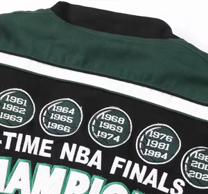 Chaqueta Bomber de Invierno para Niños, Estilo Urbano, de Algodón, con Parches Bordados Personalizados y Apliques Gráficos - Product Image 3