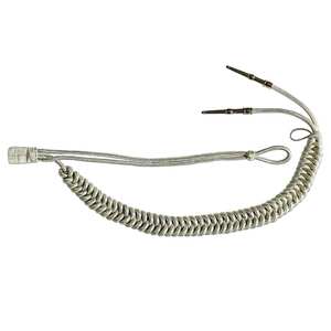 Sangle d'épaule en polyester Fangline écologique, tactique, réglable, personnalisable, verte et rouge, avec cordon classique - Product Image 2