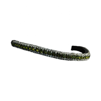 Elégant Diamond Crystal Bling Horse Leather Brow Band L'autre équipement équestre du vendeur.