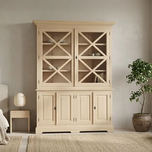 Modern Artisan Premium Solid Oak Wood Eco-Friendly Durable Storage Sideboard for Luxury Living Room and Hotel Projects - Product Image 4