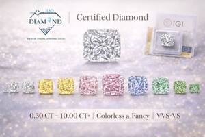 เพชรทรงรัศมีสีเหลืองเข้มแฟนซี 0.77 กะรัต VVS2 เพาะเลี้ยงในห้องปฏิบัติการ CVD ได้รับการรับรองจาก IGI - Product Image 3