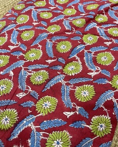 Nueva Tela de Algodón Suave con Estampado a Mano Indio para Ropa de Verano y Bolsos, Tela de Estilo Africano para Confección de Vestidos por Metro - Product Image 4