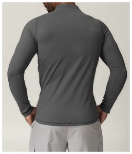 Custom Fitness T <b>Shirt</b> Manufacturer <b>Compression</b> Workout Tee Quick Dry Polyester Spandex Custom Logo OEM ODM Private Label Bulk - Product Image 2