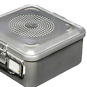 Caja de Instrumentos Quirúrgicos de Acero Inoxidable Alemán Esterilizada Manualmente, Certificada CE Clase I, Tamaño Personalizado, Plateada - Product Image 5