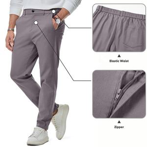 Luxueusement Smart Casual Sport Style Été Chinos pantalon En Stock Pantalon De Course Léger À Séchage Rapide Coton polyester - Product Image 5