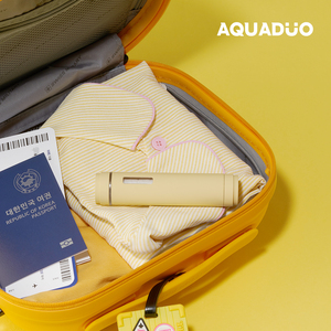 AQUADUO Bâton de douche filtrant portable en plastique, pomme de douche haute pression, purificateur d'eau pour hôtel et camping - Product Image 2