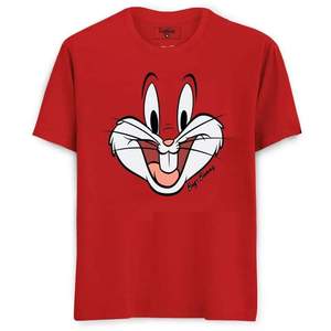 Camiseta de Hombre de Alta Calidad con Estampado de Bugs Bunny, Cuello Redondo, Manga Corta, Estilo Casual, Jersey, en Venta - Product Image 4