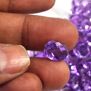 อเมทิสต์ธรรมชาติคุณภาพสูง 175 ชิ้น ขนาด 8 มม. ถึง 15 มม. รูปทรงบิรูเล็ตต์ น้ำหนัก 378 กะรัต ขายจากบราซิล พลอยหลวม ราคา 84 ดอลลาร์สหรัฐ - Product Image 2