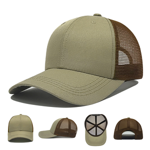 Wholesale Customised 6 Panel Trucker Cap Custom Logoa Embroidery Blank Trucker Mesh Trucker <b>Hat</b> - Product Image 1