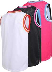 Camisetas de Baloncesto Personalizadas con Impresión y Logotipo, Transpirables, Hechas de Poliéster, Tela de Malla 2026, Número y Colores Sublimados - Product Image 2